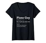 Photo Gallery donna piano guy definizione divertente ragazzo piano regalo pianoforte giocatore maglietta con collo a v Photo Gallery donna piano guy definizione divertente ragazzo piano regalo pianoforte giocatore maglietta con collo a v