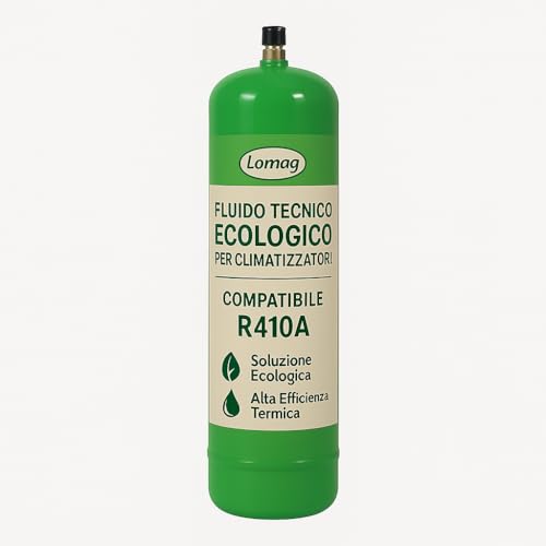 🌱 Soluzione Ecologica: Gas refrigerante organico che sostituisce R410, riducendo l'impatto ambientale, ideale per un refrigerante più ecologico e sostenibile.