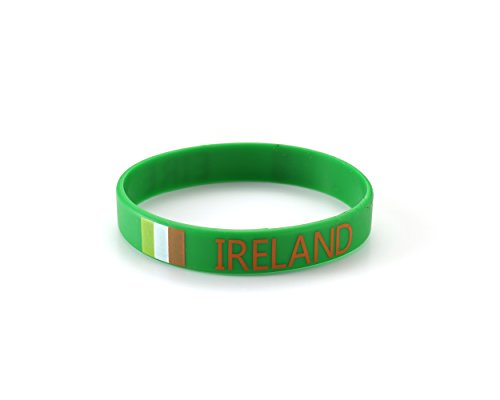 Underground Kulture Muñequera (Pulsera) de Silicona de Irlanda (Ireland Wristband)
