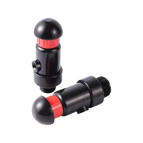MEXEWORD Vanne de Purge d'air Automatique en Plastique 3/4 1 Agriculture Irrigation Industrielle Plomberie Raccords de soupape d'admission et d'échappement Joint de Tuyau(1)