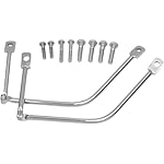 carprily-Saddlebag-Support-3501-0346-Steel-Chrome-Silver-Free-Return-and-Exchange