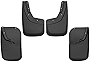 Husky Liners Mud Guards | Front and Rear Mud Guards - Black | 56686 | Fits 2011-2016 Ford F-250/F-350 w/ Single Rear Wheels & w/o OEM Fender Flares 4 Pcs