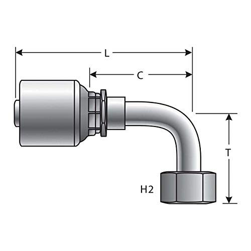 Image of Gates G25181-0406 Hydraulic Coupling