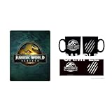 【Amazon.co.jp限定】ジュラシック・ワールド／復活の大地　スチールブック仕様　４Ｋ ＵＨＤ＋ブルーレイセット　オリジナルマグカップ付きコレクション(ビジュアルシート3枚+ポストカード3枚セット付) [Blu-ray]