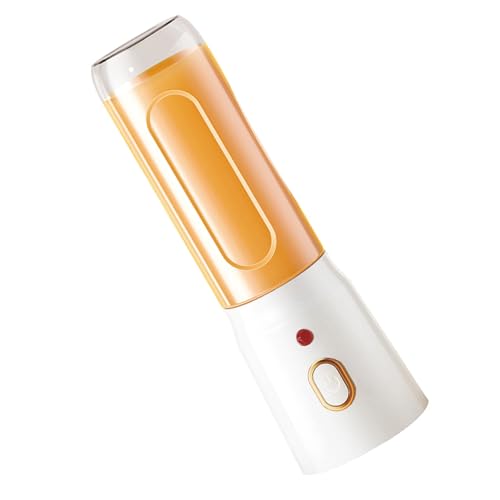 Exprimidor de frutas recargable portátil de 450 ml para batidos y exprimidores, para viajes, oficina, gimnasio, deporte