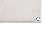 Alta resistencia Toldo reforzado gramaje 70 grs, 3 x 2 m, color blanco - Catral 560107