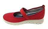 FLY FLOT BALLERINA DONNA Fly Flot B87 Scarpa Colore Rosso da Donna, Regolabile con Cinturino Elasticizzato (Numeric_40)