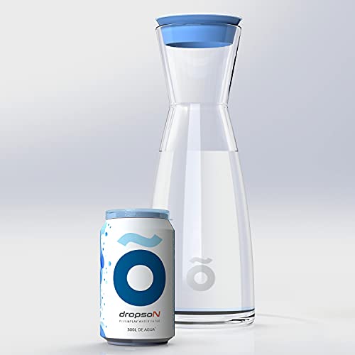 Jata Hogar Caraffa Filtrante HJAR1001 – 2,5L Con 6 Cartucce Ioniche, Riduce Calcare E Cloro, Acqua Pura E Aromatizzata