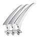 Wolverine Claws Halloween Costume Cosplay Prop Safe Sturdy Plastic Toy, 2PCS, Silver, free size
