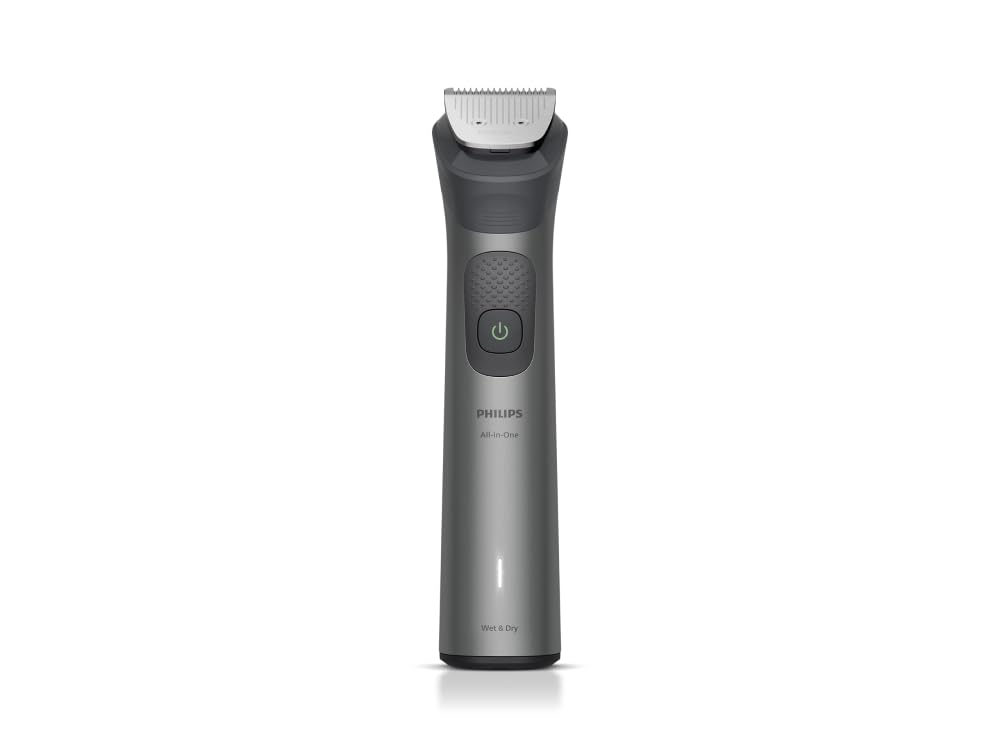 Philips Multigroom 7000 für Herren, All-in-One-Trimmer, elektrischer 17-in-1 Barttrimmer und Haarschneider für Gesicht, Kopf und Körper - 26 Längeneinstellungen (0.5-16 mm) (MG7941/15)