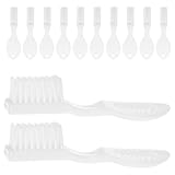 BETOOKY 24 Stück pack Gefängniszahnbürsten mit Kurzem Griff und Weichen Borsten aus Kunststoff Sicherheitszahnbürste zur Verhinderung von Selbstverletzungen für Psychiatrische Stationen