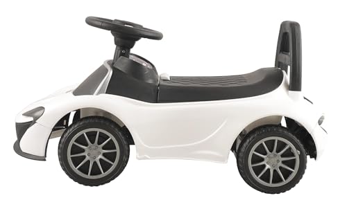 Image of JoyRide Spider Car with Music & LED Light, Ride on for Baby with Backrest, Under Seat Storage & Big Wheels, Ride on for Kids 1 to 3 Years Upto 25 Kgs White