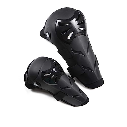 image for Generic 4X Motorcycle Knee Shin Guards Adjustable for Skating Skiing M