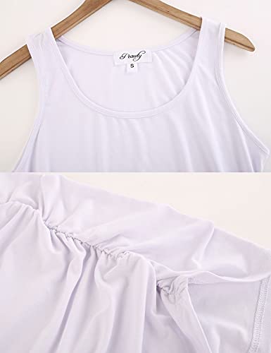 Maternity Tops Maternity Tank Top Maternity Clothes Maternity Shirts For Women Maternity Shirt (White,M) #TOP6