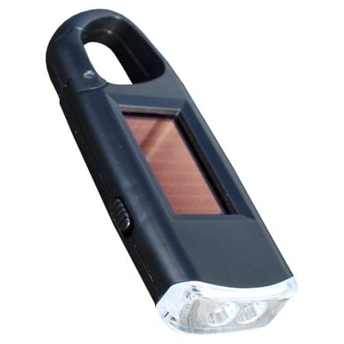 Powerplus Viper Format de poche Énergie solaire LED Lampe de poche avec clip de Carabina