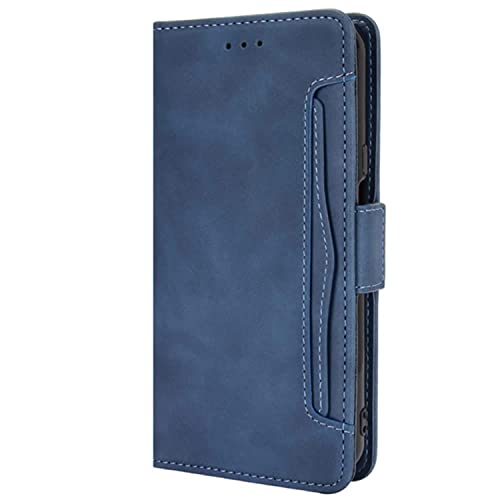 Hualubro Cubot X30 Case, Magnetic Full Body Protection Shockproof Flip Leather Wallet Case Cover With Card Slot Holder For Cubot X30 Phone Case (Blue) #TOP4