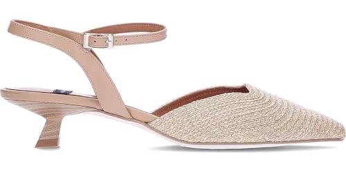 angel alarcon Zapato de salón Lea 25057 de la Talla 36 en Color Natural