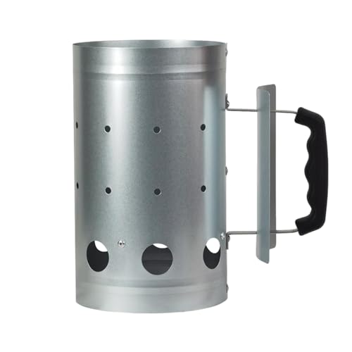 Cubo para quema de carbón,Cubo para encendido de carbón - Cubo de fuego para quemar | Barril de encendido portátil para acampar, calefacción de hierro inoxidable, asador, ayudante de té hirviendo