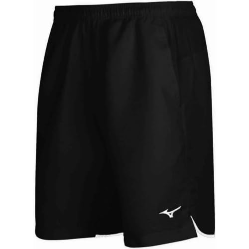 Mizuno Herren Hex Rect Shorts, Schwarz / Weiß, L EU