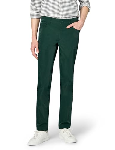 Lacoste Men's Sport Ultra Dry Slim Fit Golf Pants, Forest Green, 42