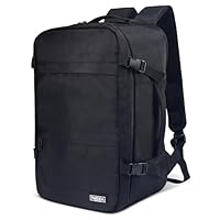 Fmeida Zaino Ryanair 40x20x25 Bagaglio a Mano Viaggio Aereo Cabina Voli 14 Pollici Porta PC Scuola Lavoro Trekking Uomo Donna Antifurto Nero