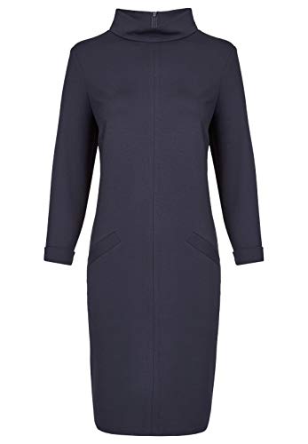 Daniel Hechter Damen Dress Kleid, Blau (Midnight Blue 690), (Herstellergröße: 38)