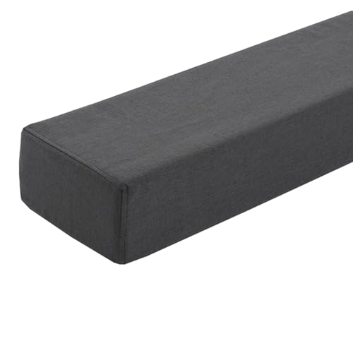 BFYYML Custom Bed Gap Filler, Mattress Gap Filler Wall Side, Thick Wedge Headboard Space Filler, High-Density 45D Sponge Removable Cover, Mattress Extender for King Queen Full Bed