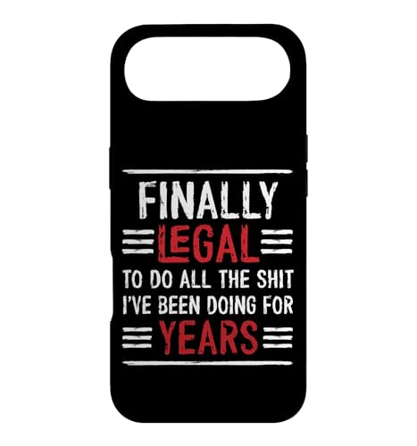 Funny Finally Legal 21�΂̒a���� I'm 21�� �X�}�z�P�[�X iPhone Air �p
