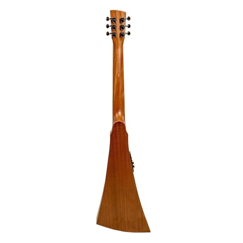 Image of Kadence WNE-01 Wanderer 36 inch Electro Acoustic Guitar | Slim Body | Travel Friendly | Spruce Wood | Comes with Bag | Includes Learning Course | Natural