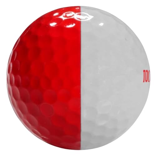 TourAngle 360 Golf Ball Putting Aid - Practice Putting Balls - Instant Visual Feedback - Learn to Roll The Ball & Improve Accuracy - Lower Golf Scores - All Skill Levels (Pack of 2)