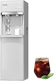 SOOPYK Self-Cleaning Bottom Load Water Cooler Dispenser with Ice Maker for 5 Gallon 3 Temperature Settings 22lbs Daily Capacity White