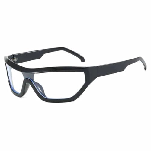 Lunettes de soleil punk hommes noires verres UV400 haute protection style urbain audacieux