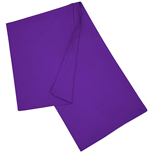Nurtextil24 Seitenschläferkissen Bezug Baumwolle Kissenbezug - Kissen Set - Inlett od. Füllkissen Lila Kissenbezug 40 x 140 cm