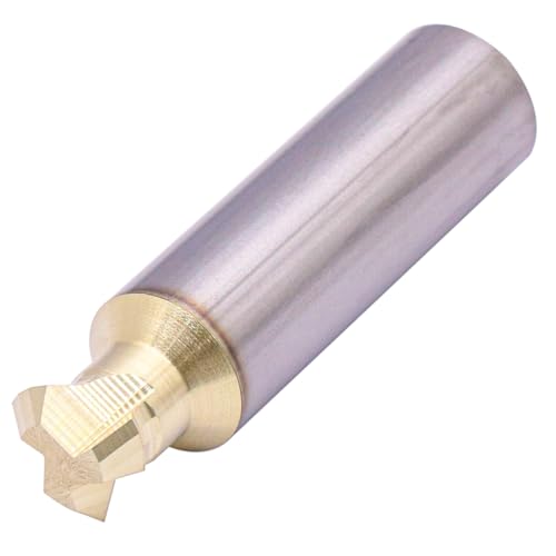 Image of BestParts High Performance Solid Carbide Chamfer End Mill, Rail Form Tool, Milling Cutter - ZRN Coated, 3 Flute, 0.591 inch Cutting Diameter, 0.63 inch /16mm Shank Diameter, 2.559 inch /65mm Overall Length