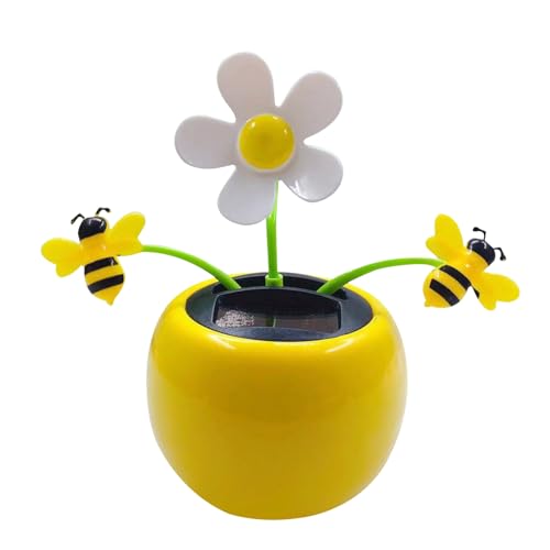 Murman Wackelblume Solar Solar Tanzende Blume Tanzende Spielzeug Solarblume Wackelfigur Solarbetriebene Tänzerspielzeug Für Auto Armaturenbrett Haus Büro Schreibtisch Dekoration