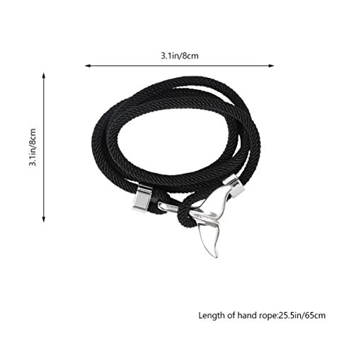 Bracelet couple ancre marine et queue de baleine ajustable pour ado - 4
