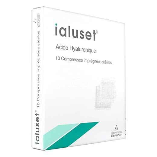 Ialuset 10 Compresses ImpregnÉes