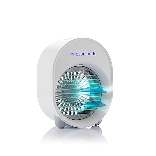 InnovaGoods | Mini umidificatore LED Koolizer, aria condizionata portatile, umidificatore, climatizzatore, pinguino aria condizionata