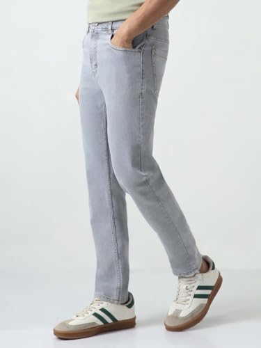 Image of Urbano Fashion Men's Slim Fit Washed Denim Jeans Stretchable