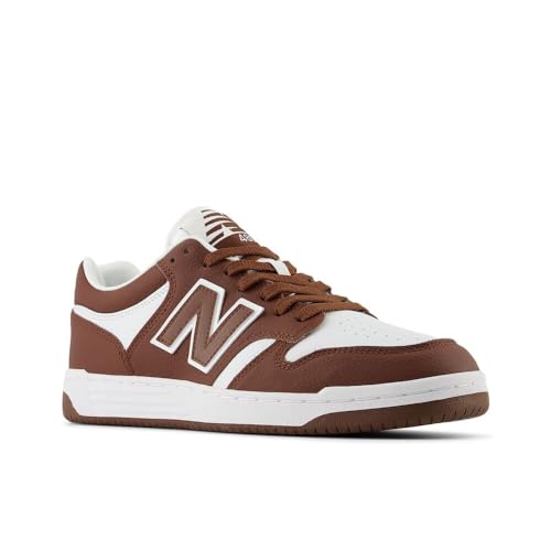 New Balance New Balance Men's 480 V1 Sneaker, Rich Oak/White, 4.5