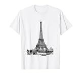 VINTAGE EIFFEL TOWER IN ROMANTIC CITY PARIS FRANCE, JE TAIME T-Shirt