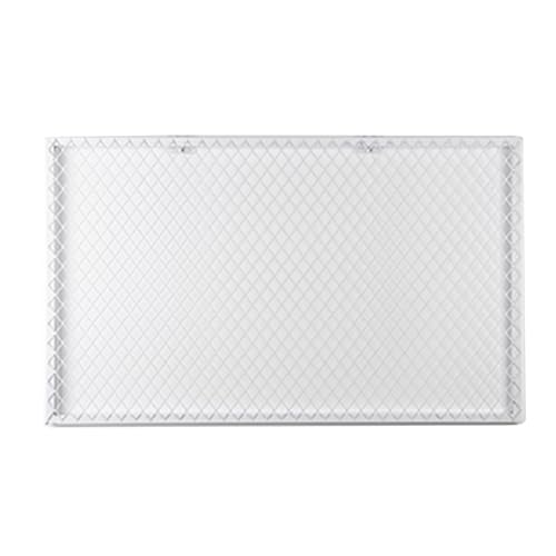 YJEUZCD Wall-Mounted Gridwall Panel Display Stand, Thicken Grid Wall Panels, Photo Wall Screen Divider, Craft Show Retail Display Racks (Color : White, Size : 39.4x23.6in)
