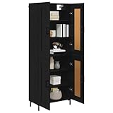 vidaXL Alacena Roble Negro 69, Funcional y Chic