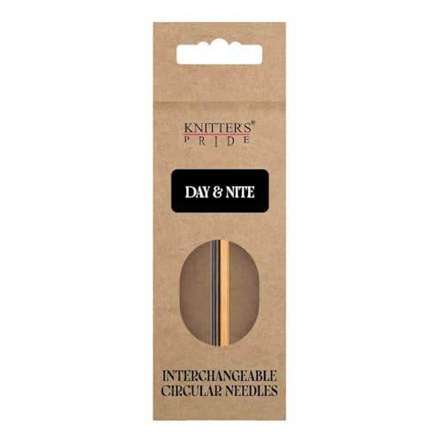 Image of Knitter's Pride Day & Nite Normal Interchangeable Circular Needles 5 inch inch (13cm) - US Size 2.5 (3mm)