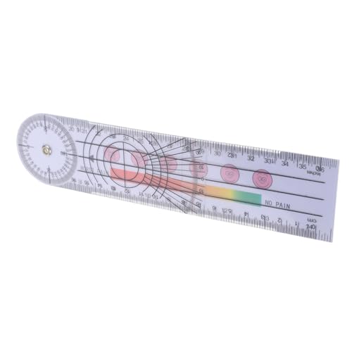 Ciieeo Finger Goniometer School Ruler for Angle Measurement Body Measuring Goniometer