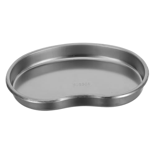 Unomor Laboratory Utility Organizer Tray Kidney Shaped Lab Storage Plate Heat Resistant for Instruments Medicines Tools Clinics and Labs