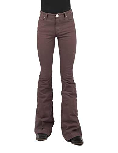 Tin Haul Womens Brown Cotton Blend 595 Libby Plain Jeans