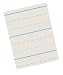School Smart Primary Chart Paper, 24 x 32 Inches, Ruled 1-1/2 Inch with Dotted Midline, White, 70 Sheets