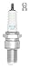 NGK SPARK PLUGS (USA) 4922 Standard Spark Plug - BR6ES, 1 Pack