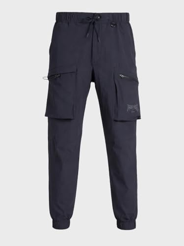 Image of The Indian Garage Co Men Relaxed Fit Mid-Rise Stretchable Cargos